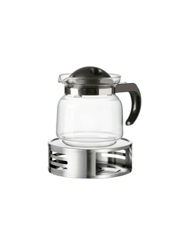 Ritzenhoff & Breker 2er Set Teekanne mit Stövchen Ravenna 800 ml in transparent