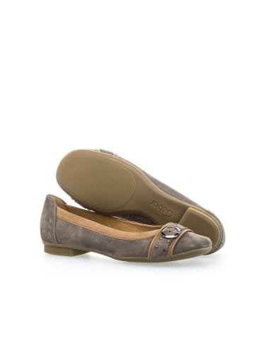 Gabor Fashion Eleganter Ballerina in Braun