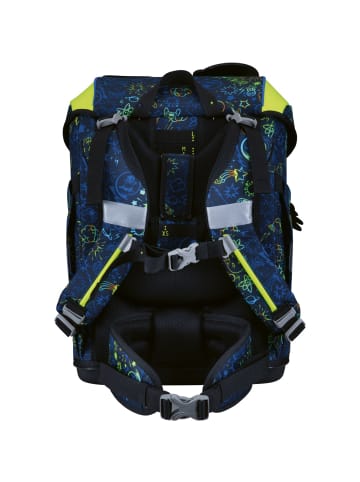DerDieDas derdiedas Schulranzen Set 5-tlg. ErgoFlex Tiny Neon Crazy in blau