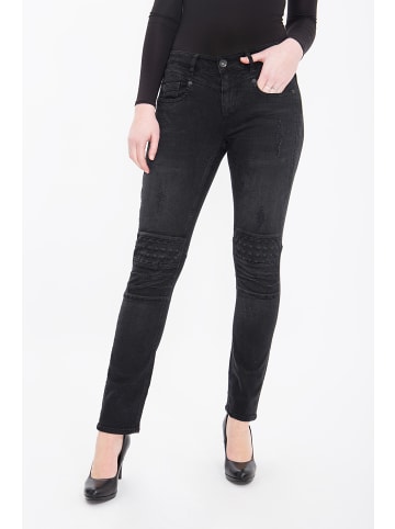 ATT Jeans ATT Jeans ATT JEANS Slim Fit mit Nieten und Destroy Details Zoe in black