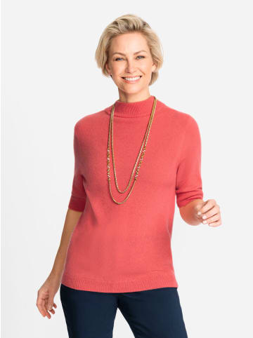 WITT WEIDEN Kaschmir-Pullover in koralle-meliert