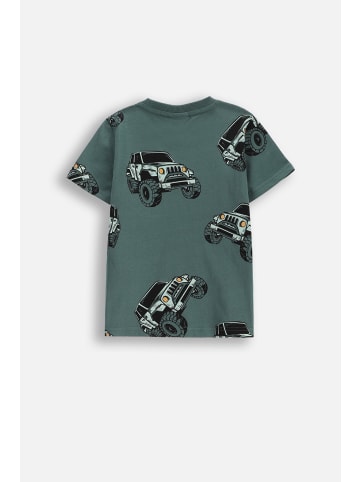 Coccodrillo T-Shirt mit kurzen Ärmeln in grün