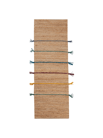 Beliani Läufer UZUNTA in Beige/Bunt - (W) 70 x (L) 200 cm
