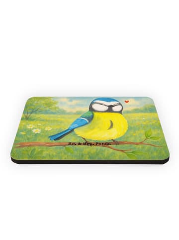 Mr. & Mrs. Panda Pinnwand Magnet Vogel Blaumeise Design ohne Spruch in Weiß