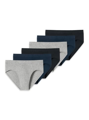Schiesser Mini Slip / Unterhose 95/5 Essentials - Cotton in Grau / Blau / Schwarz