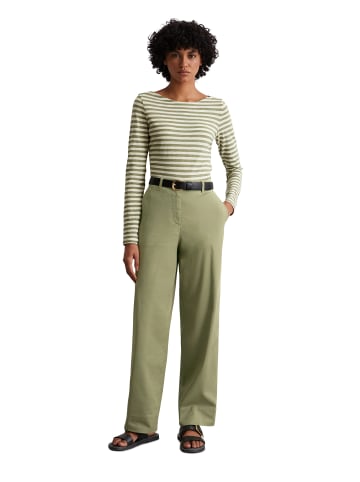 Marc O'Polo Ringel-Longsleeve regular in multi/ smooth sage