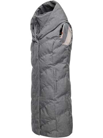 ragwear Steppweste Natalka Vest in Grey