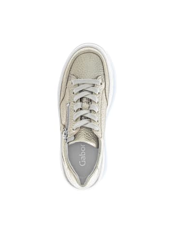 Gabor Plateau Schnürschuhe in Gold