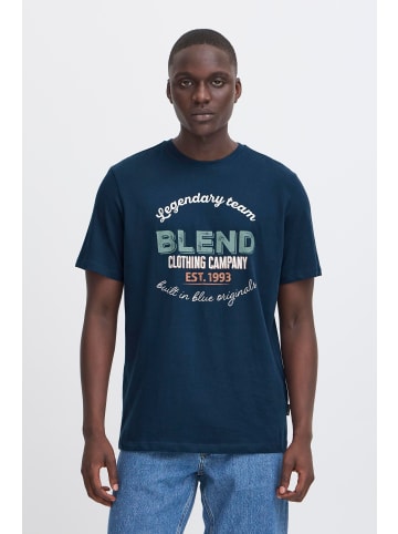 BLEND Rundhalsshirt BHBenop - 2er Pack in Blau