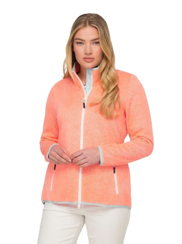 LAURASØN Sweatjacke in neon peach