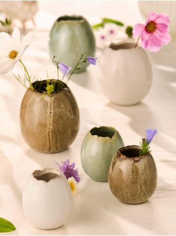 IB Laursen Vase EIFÖRMIG Grün für 1 Blume Groß 9 cm