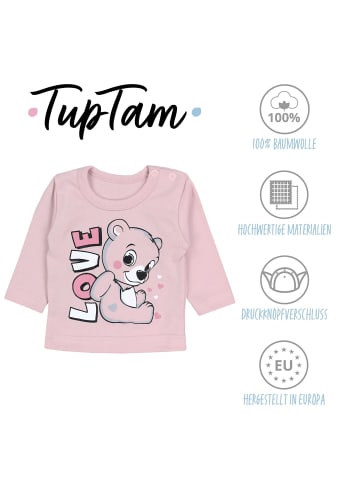 TupTam 5er- Set Langarmshirts in rosa Modell 1