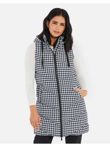 Threadbare Longweste THB Vampie Printed Gilet in Braun