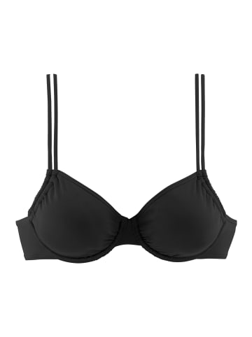 LASCANA Bügel-Bikini-Top in schwarz