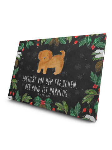 Mr. & Mrs. Panda Advents-Teekalender Hund Flauschig mit Spruch in Kreidetafel