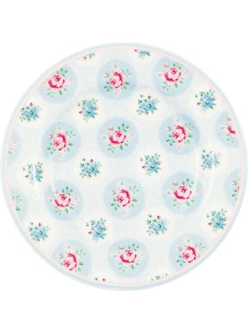 Greengate Teller KLEIN ELLE PALE BLUE Blau mit Blumen 15 cm