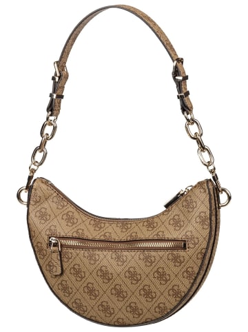 Guess Handtasche Orlina Logo Top Zip in Latte/Brown