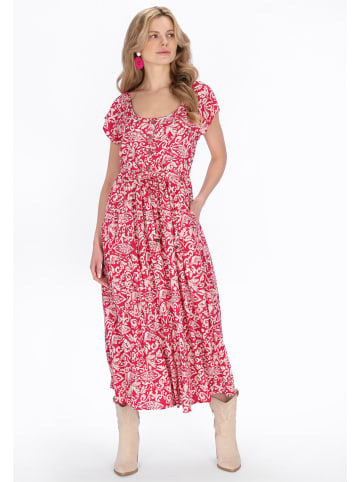 usha FESTIVAL Women Dress in rose offwhite