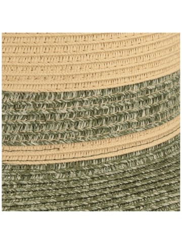 BREITER Strohhut in grün