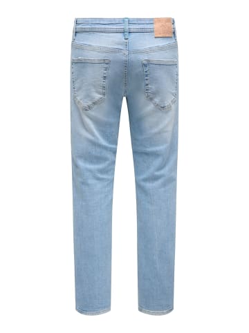 ONLY & SONS Normal geschnitten jeans in Light Blue Denim