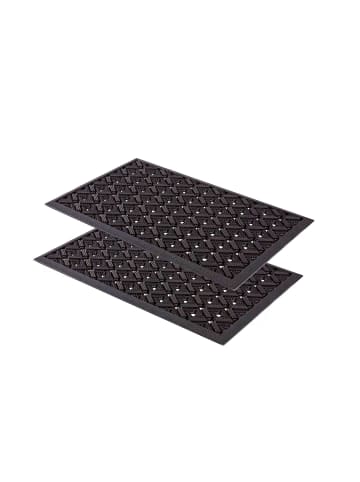 Astra Fußmatte für Außen DYNAMIC 2ER SET 2 in Dunkelgrau