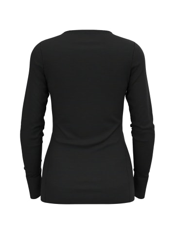 Odlo BL TOP crew neck l/s MERINO 20 in Schwarz013