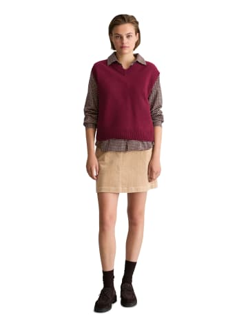 Marc O'Polo DENIM Pullunder regular in Deep Burgundy