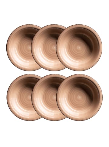 Mäser Suppenteller-Set, Steingut Lumaca in Beige