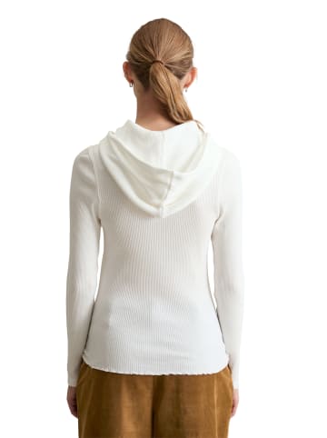 Marc O'Polo DENIM Kapuzen-Longsleeve regular in Silky White