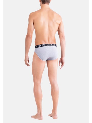 Replay Replay Slip REPLAY SLIP Basic Cuff Logo im praktischen 2er Pack in multicolor
