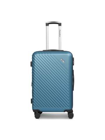 Check.In Paradise 2.0 4 Rollen Trolley M 68 cm mit Dehnfalte in glacier blue