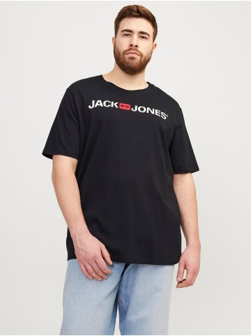 JACK & JONES PLUS T-shirt in Black