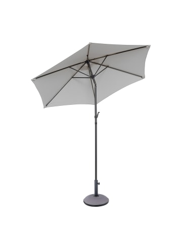 Butlers Sonnenschirm SIESTA mit Schirmständer in Grau