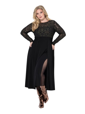 MIAMODA Midikleid in schwarz