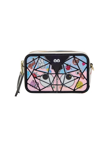 myMo Women Handbag in White Multicolor