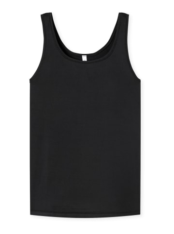 Schiesser Unterhemd Trägertop - Unique Micro in Schwarz