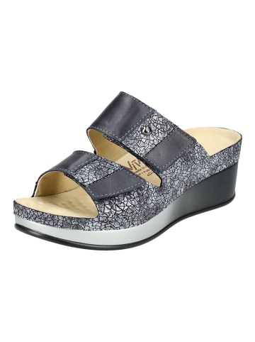 Vital Pantoletten in Blau/Silber