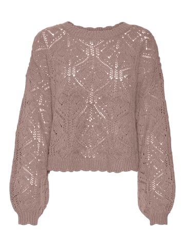Vero Moda Strickpullover in Woodrose