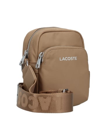 Lacoste Active Nylon Umhängetasche 12 cm in cookie