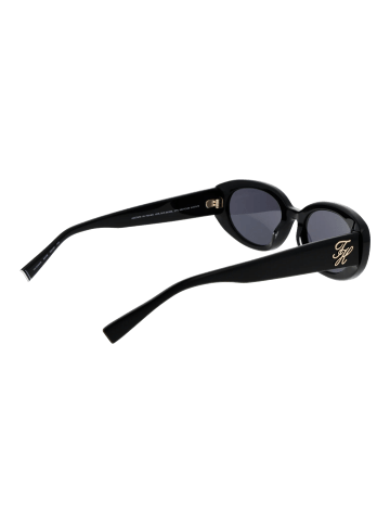 Tommy Hilfiger Damen Sonnenbrillen Oval Schwarz
