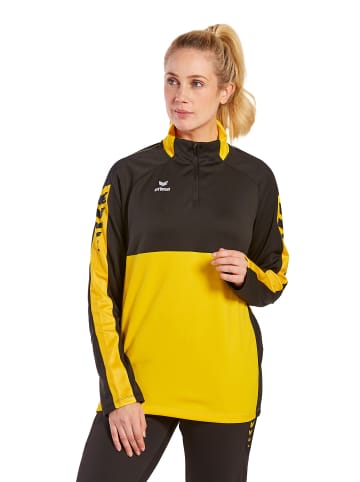 erima Unisex Erwachsene Six Wings Trainingstop in gelb/schwarz