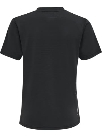 Hummel T-Shirt Hmlongrid Kinder in JET BLACK/FORGED IRON