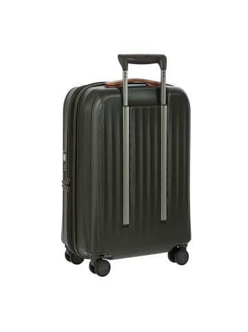BRIC`s Taormina 4 Rollen Trolley S 57 cm mit Dehnfalte in olive