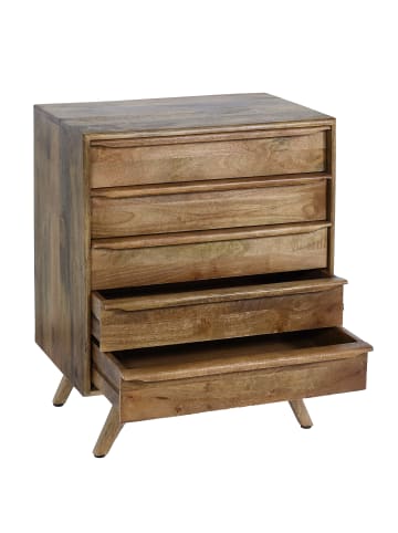 MCW Highboard L96 Massiv-Holz Mango