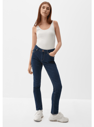 QS Denim Hose lang in Blau