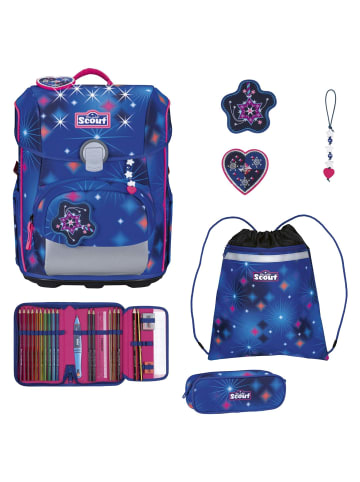 Scout Neo Exklusiv LED - Schulranzen Set 4tlg. (Rocket Rider) in Sparkling Dream