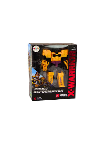 Wisam 2in1 Roboter Panzer X-Warrior Gelb Bausteine Set