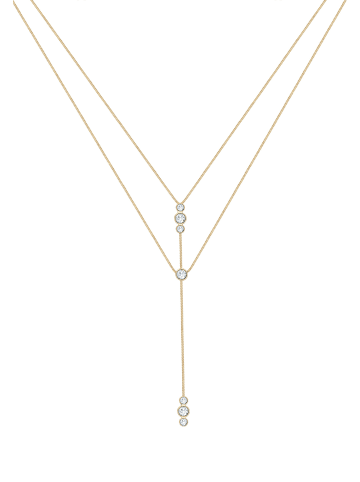 Elli Halskette 925 Sterling Silber in Gold