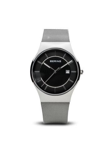 Bering Armbanduhr Classic Silber 38 mm in silber