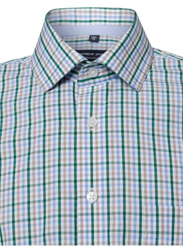 Andrew James Hemd in hellblau grün - 0008